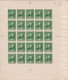 Monaco - Feuille Entière N°65 - Filigrane BFK RIVES - Variétés