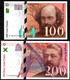 FRANCE - Lot De 2 Billets Français - 100F Cézanne 1997 - 200F Eiffel 1996 - SUP - Zonder Classificatie