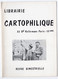 LIBRAIRIE CARTOPHILIQUE - Revue Bimestrielle N° 11 Et 12   - Voir Sommaire - French