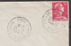 Cachet " NANTES FOIRE COMMERCIALE "  Sur Enveloppe NON OUVERTE  Le 14 4  1957   Avec Mne De MULLER 15F - Cachets Commémoratifs