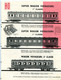 Delcampe - Catalogue.Trains Jouef.circuits électriques.Locomotives.Motrices.Rails électriques.super Wagons Voyageurs 1ère Classe. - Francese