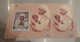 India 1997 Error Mother Teresa Speed ​​Post 2 Miniature Sheets Right One Is "DRY PRINT" MS MNH - Mère Teresa