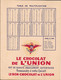 Protège-cahier CHOCOLAT De L'UNION  26,28,30, Rue Victorien-Sardou LYON - Batterie