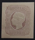 Stamp Portugal, 1864, King Luis I, Embossed 100R, MNH With Gum, Rare, High CV - Unused Stamps