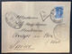 Grèce Lettre De Aout 1917 N°279 Obl Dateur De VOLOS Avec 2 Censures : "Armée D'orient /17 " + France 418 Pour La Suisse - Lettres & Documents