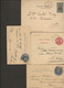 ARGENTINE -LOT DE 9 ENTIERS POSTAUX  CIRCULES DES ANNEES 1900 - Postwaardestukken