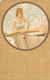 Thème Illustrateur  . R. Kirchner  Art Nouveau. Femme Regardant Un Album     .    (voir Scan) - Kirchner, Raphael
