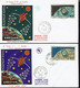 Thèmes - Deux Enveloppes FDC. 1ère Liaison Par Satellite France-Amérique. T.A.A.F Et Saint Pierre Et Miquelon. - Sonstige & Ohne Zuordnung