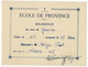 MARSEILLE - Ecole De Provence - 3 Bulletins / 1 "Premier" / 2 "Second" - 9 Cm X 11,8 Cm - 1958/59 - Diplome Und Schulzeugnisse