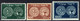 1055.ISRAEL.1948 DOAR IVRI(COINS)#7-9 MNH OLIVA CERTIFICATE - Neufs (sans Tabs)