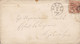 Denmark VIBORG Number '77' Cancel Cover Brief Lettre KJØBENHAVN (Arr.) 4 Skilling Crown-Scepter Single Franking (2 Scans - Covers & Documents