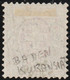 Heimat AG Baden Kuransstallt Telegraphenstempel Auf Telegraphen-Marke 25 Rp. Zu#15 - Telegraafzegels
