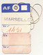 Etiquette Pour Bagage -  AIR FRANCE - Marseille, Vol 1451 - AF  959.2.2 - Baggage Labels & Tags