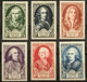 YT 853 A 858 (**) MNH 1949 Montesquieu Voltaire Watteau Buffon Dupleix Turgot (côte 30 Euros) France – Gelu - Neufs