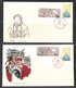 20th Anniversary Of Founding Of Autonomous Region Of Tibet (J116) 1985 On 4 FDC - Altri & Non Classificati