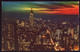 AK 078426 USA - New York City Looking South By Night - Panoramic Views