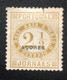 Portugal, AZORES, *Hinged, Unused Stamp, Without Gum « JORNAES », 2 1/2 R., 1882 - Nuevos