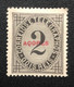 Portugal, AZORES, *Hinged, Unused Stamp, Without Gum « Taxa De Telegramas », Red Overprint, 2 R., 1885 - Ongebruikt