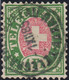 Heimat AG Aarau 1885-12-01 Telegaphenstempel Auf Telegraphen-Marke 1 Fr. Zu#17 - Telegrafo