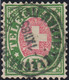 Heimat AG Aarau 1885-12-01 Telegaphenstempel Auf Telegraphen-Marke 1 Fr. Zu#17 - Télégraphe