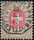 Heimat BS Basel 1885-06-23 Telegaphenstempel Auf Telegraphen-Marke 25 Rp. Zu#15 - Telegraafzegels