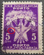 COAT OF ARMS-5 DIN-PORTO-ERROR-DOT-YUGOSLAVIA-1946 - Impuestos