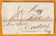 14 Avril 1815 - Lettre Pliée Avec Corresp De PARIS (P Dans Triangle Ouvert Noir) Vers CASTRES, Tarn - Taxe 9 - 1701-1800: Precursors XVIII