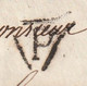 14 Avril 1815 - Lettre Pliée Avec Corresp De PARIS (P Dans Triangle Ouvert Noir) Vers CASTRES, Tarn - Taxe 9 - 1701-1800: Précurseurs XVIII