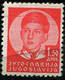 602. Yugoslavia Kingdom Of 1935 King Petar II ERROR A Line Overhead MH Michel 304 - Geschnittene, Druckproben Und Abarten