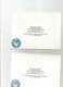 Aviation  Aviation Sans Frontieres 4 Cartes Doubles - Advertisements