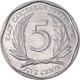 Monnaie, Etats Des Caraibes Orientales, 5 Cents, 2002 - Caraïbes Orientales (Etats Des)