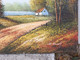 *GRANDE HUILE SUR TOILE PAYSAGE XXe Belles Couleurs Signé H KNAUF Déco  E - Huiles