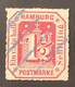 Hamburg  Mi. 21 LUXUS 1866 1 1/2 S Karmin Gestempelt KB Tobias Huylsmans BPP   (Hambourg Cert XF Used Castle - Hamburg