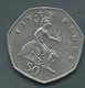 Coin , Great Britain UK 50 Pence 2001  Pic 7703 - 50 Pence