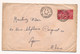 LETTRE ANDORRE LA VIELLE 15F SEUL POUR LYON COVER ANDORRA 1949 - Lettres & Documents