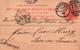 CP POSTMARK Entier Postal Great Britain & Ireland R U& Irlande 30/06/1895 One Penny From CAMBRIDGE TO AIX EN PROVENCE - Brieven En Documenten