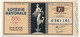 FRANCE - Loterie Nationale - Billet 10eme Tranche 1936 - Lottery Tickets