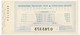 FRANCE - Loterie Nationale - Billet 15eme Tranche 1938 - Lottery Tickets