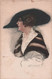 CPA Illustrateur - Mauzan - Femme Avec Un Chapeau En Feutre Et Col En Fourrure Rayée - Mauzan, L.A.