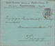 1884. DANMARK. Coat-of Arms. Large Corner Figures. 20 Øre Blue. Perf. 14x13½ WITH PERFIN E.J... (Michel 36YA) - JF432931 - Briefe U. Dokumente