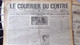 87- LIMOGES-  LE COURRIER DU CENTRE -4 FEVRIER 1925-COLOMBES-ALSACE LORRAINE-CAPITAINE LEMAITRE-NOUAILLAC-CAVALCADE - Historical Documents