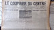 87- LIMOGES-  LE COURRIER DU CENTRE -17 FEVRIER 1925-CANADA SMITH-GENERAL DABAN ESOAGNE-OCCUPATION COLOGNE-ETUDIANTS - Historical Documents