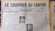 87- LIMOGES-  LE COURRIER DU CENTRE -18 FEVRIER 1925-CARDINAL TOUCHET-DUBOIS-HERRIOT-DEPOT GUERET-EDWARD EATON ELLIS - Historical Documents