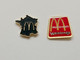 Pin's McDonald's - McDo Carte De FRANCE Et WHITLENGE - Lot De 2 Petits Pins MacDonald - Pin Badge Mac Donald's - McDonald's