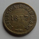 DOMINICAN  REPUBLIC -  1  CENTAVO - 1877 - Dominicaanse Republiek
