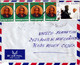 ZAIRE 1991 COVER To FRANCE  REVALUED  STAMPS. - Covers & Documents