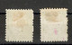 New Zealand - 2 USED Postage Due 1/2d - 1899. - Strafport