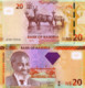 NAMIBIA, 20 DOLLARES, 2013, P12b, UNC - Namibië