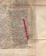 16- CONFOLENS- RARE CARTE MINISTERE INTERIEUR 1888-CHARROUX-ISLE JOURDAIN-AVAILLES-PRESSAC-LESSAC-BRILLAC-ORADOUR-ALLOUE - Topographische Karten