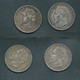 Lot 4 Pieces 5 Francs  Napoleon Lauré   , 1869 B, 1868 A , 1868 B ,  1867 B   -  Pic 82 - 5 Francs